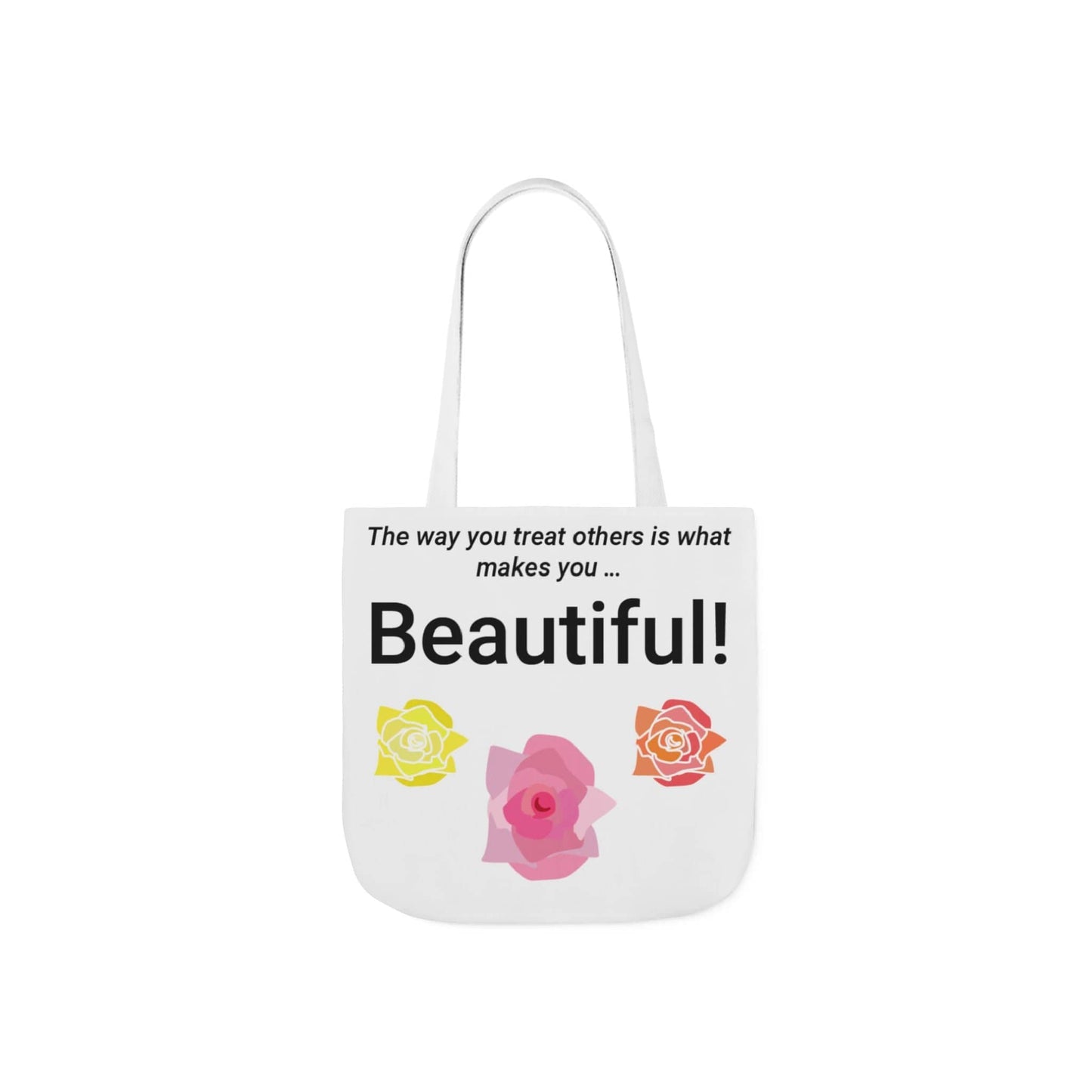 Printify Accessories 13" × 13'' / White Beautiful You Tote Bag