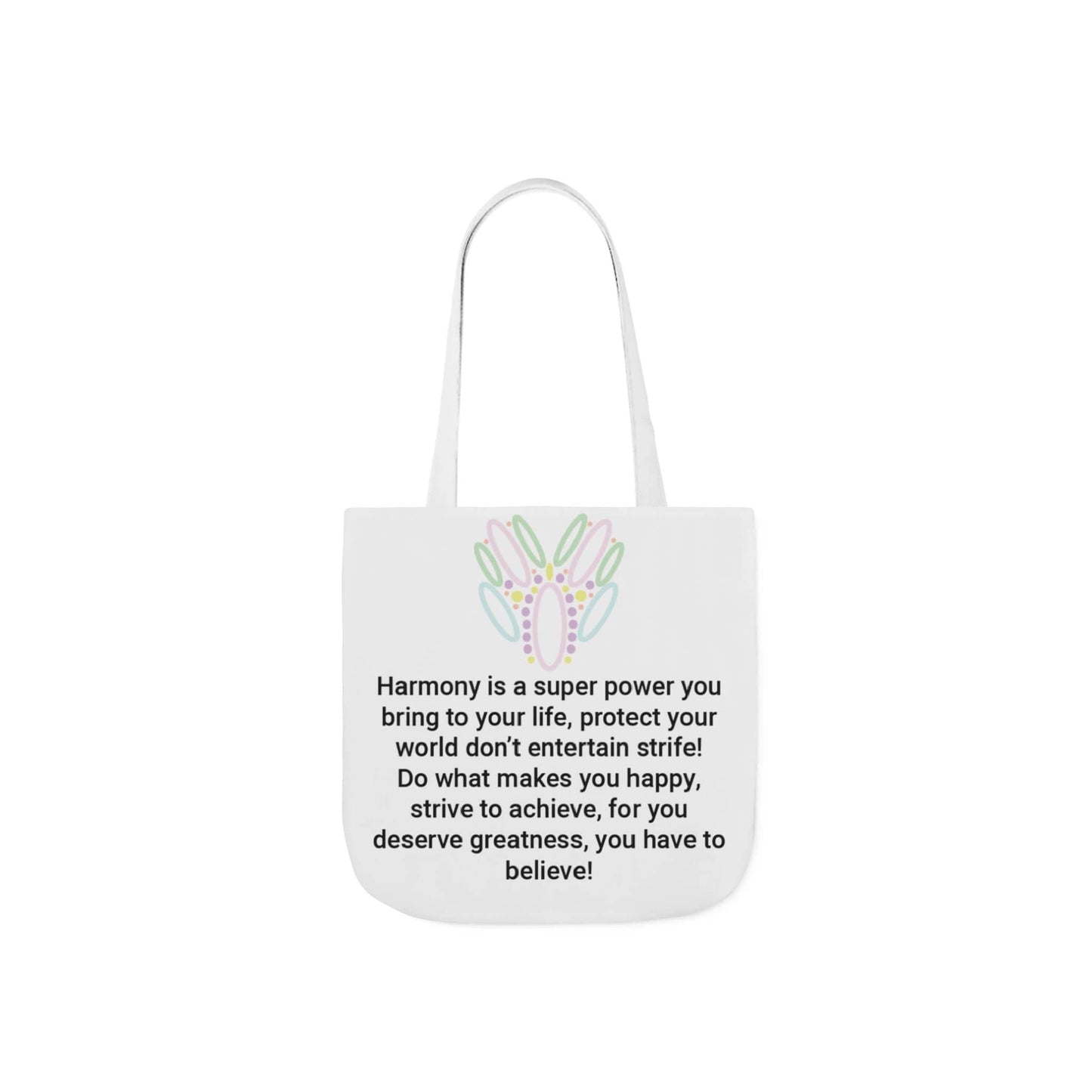 Printify Accessories Peace Pilates Love Tote Bag