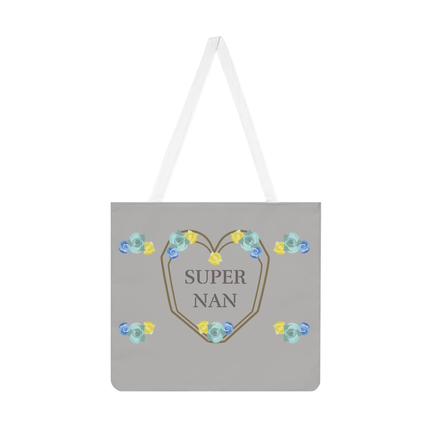 Printify Bags One size / White Personalised Super Nan Shoulder Tote Bag