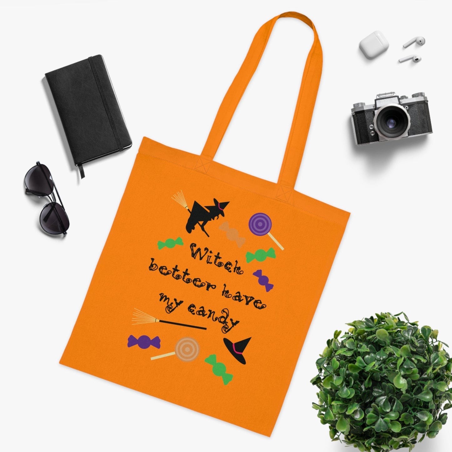 Printify Bags Personalised Witch candy tote bag
