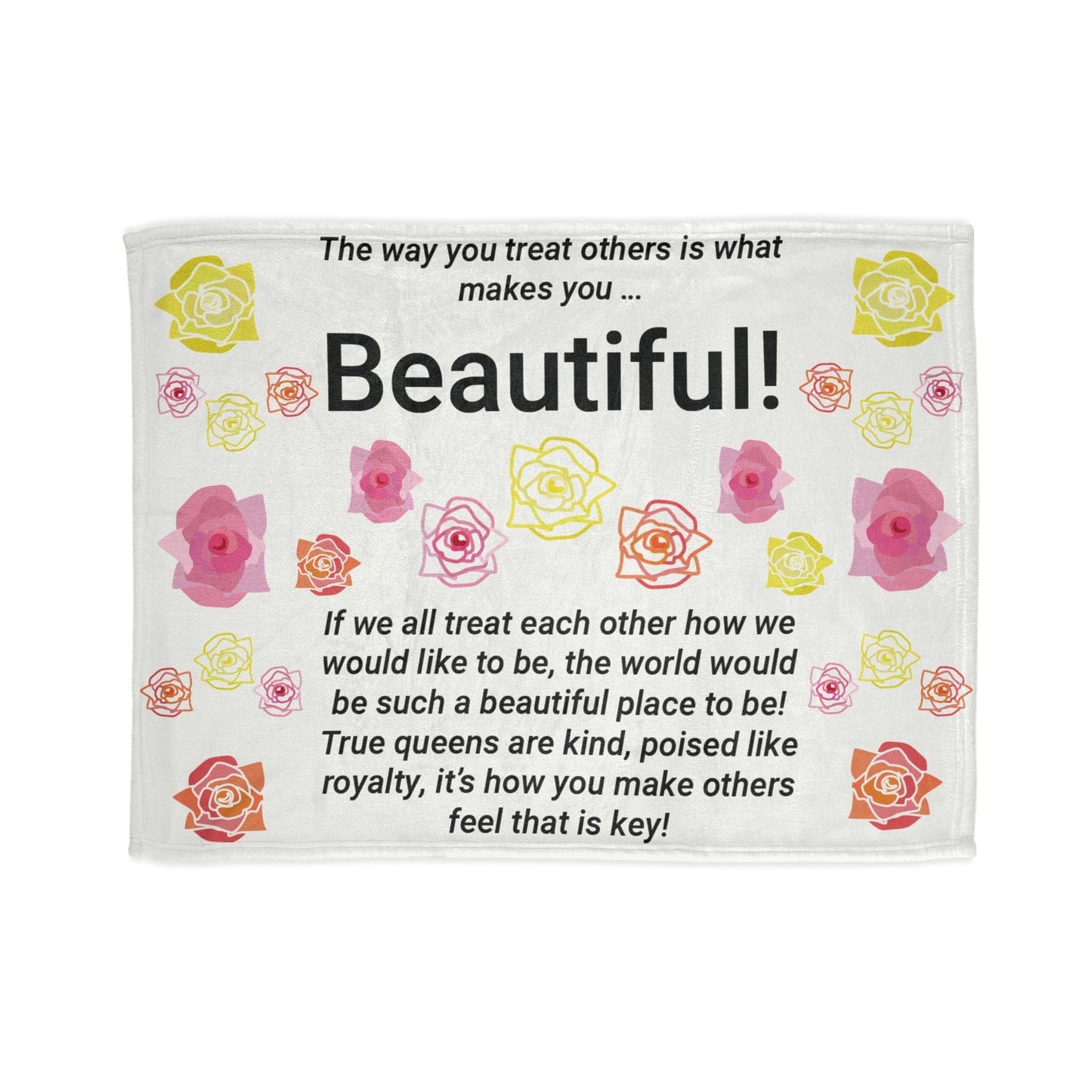Printify Home Decor 30'' × 40'' Beautiful You Soft Polyester Blanket