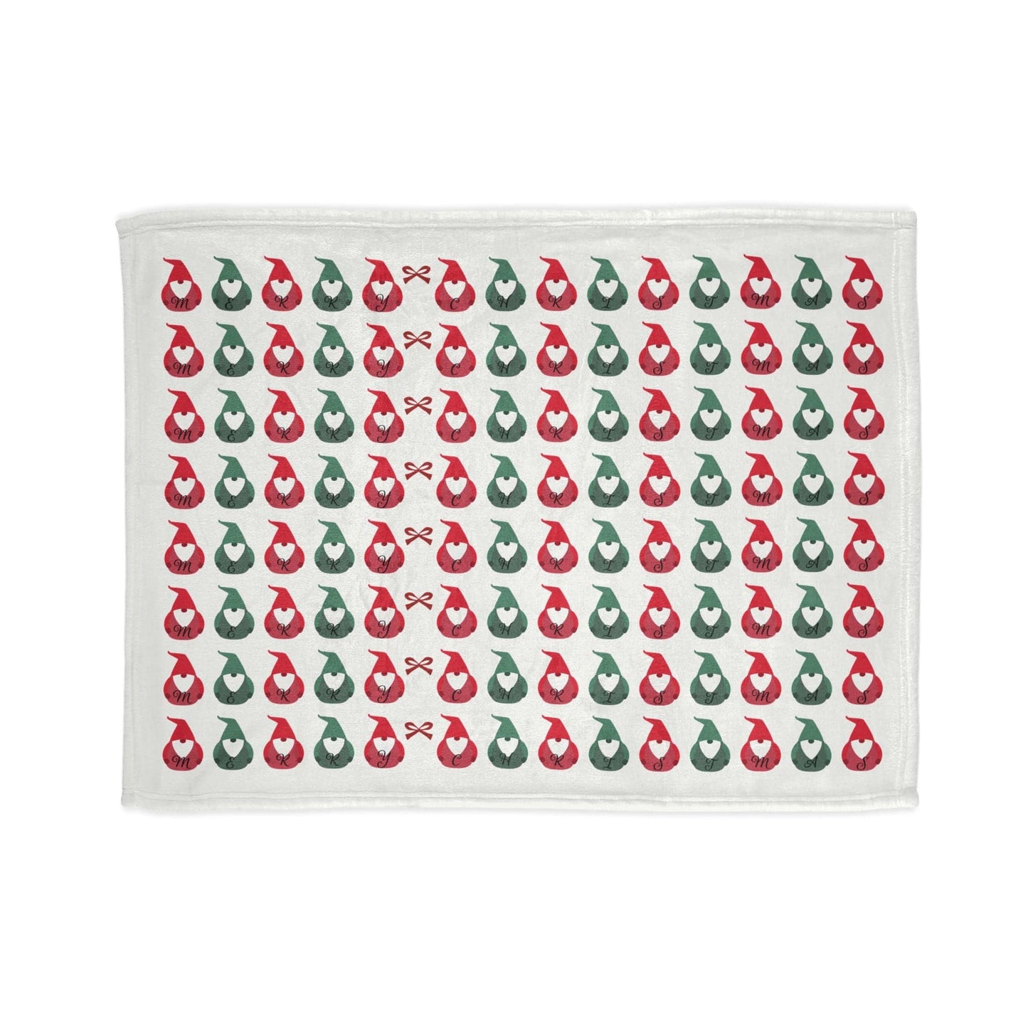 Printify Home Decor 30'' × 40'' Christmas Gonk Blanket - Festive Colours