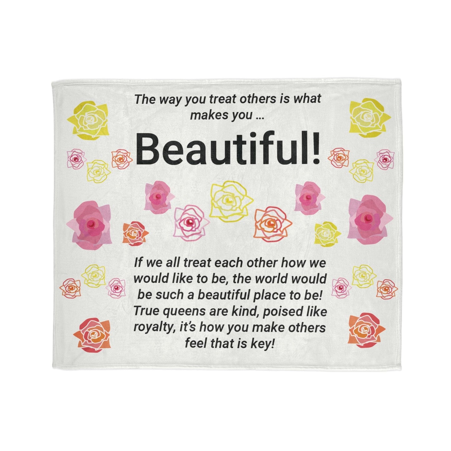 Printify Home Decor 50" × 60" Beautiful You Soft Polyester Blanket