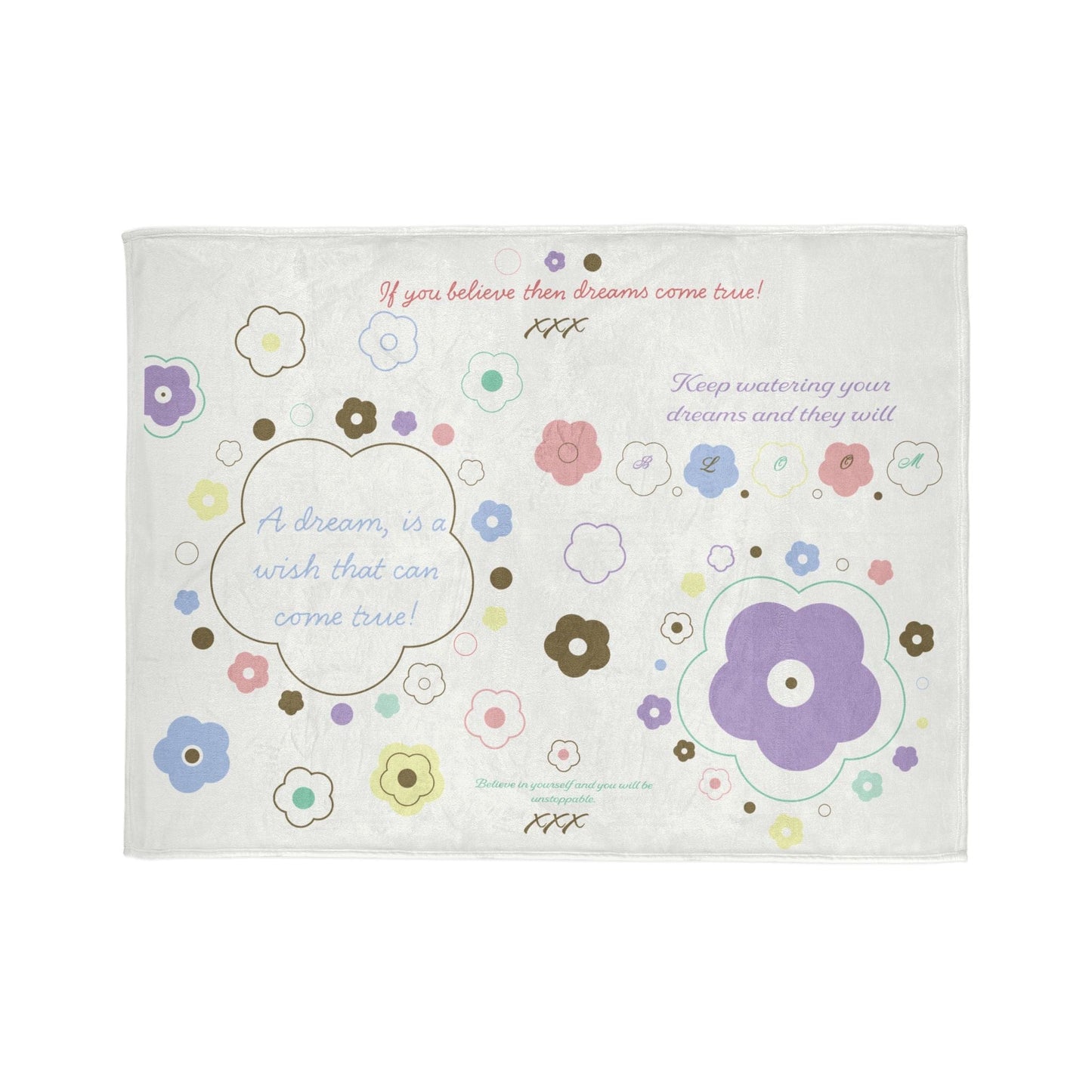 Printify Home Decor 60" × 80" Blooming Dreams Blanket