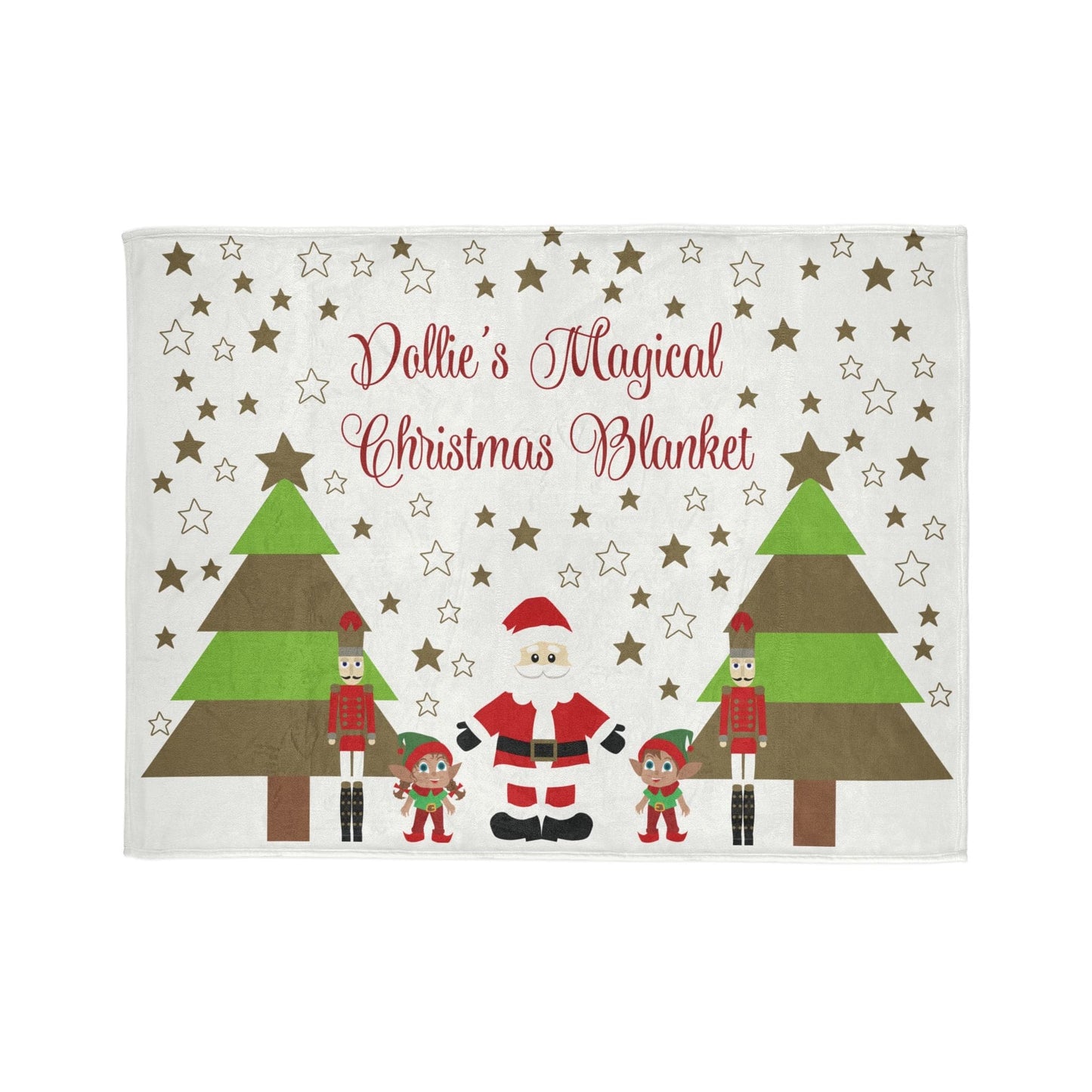 Printify Home Decor 60" × 80" Personalised Christmas Cute Characters Blanket