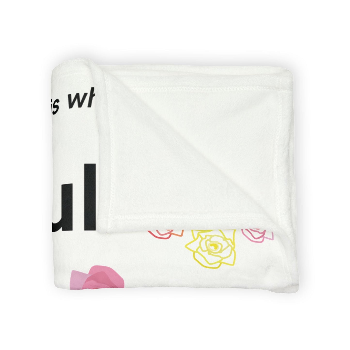 Printify Home Decor Beautiful You Soft Polyester Blanket