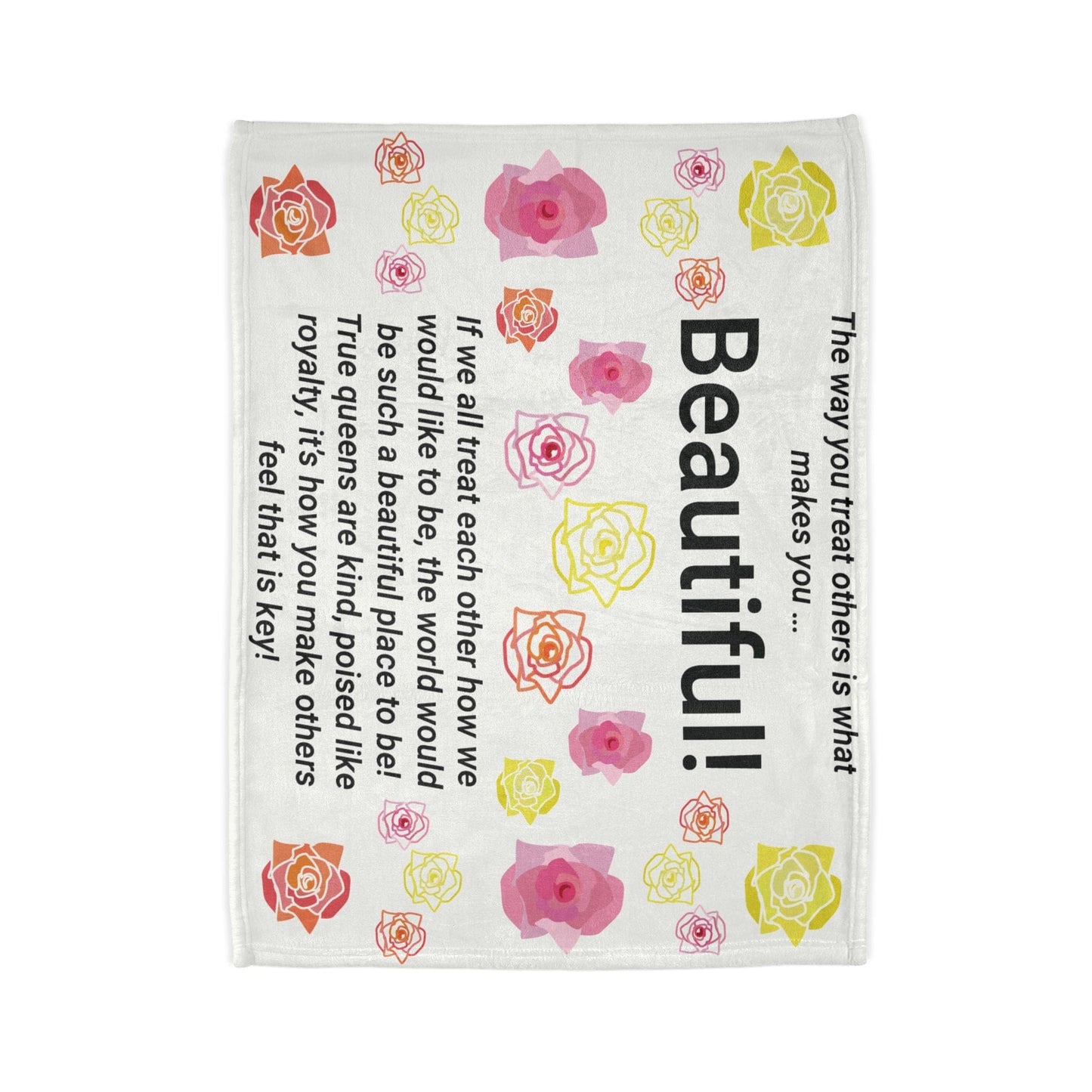 Printify Home Decor Beautiful You Soft Polyester Blanket