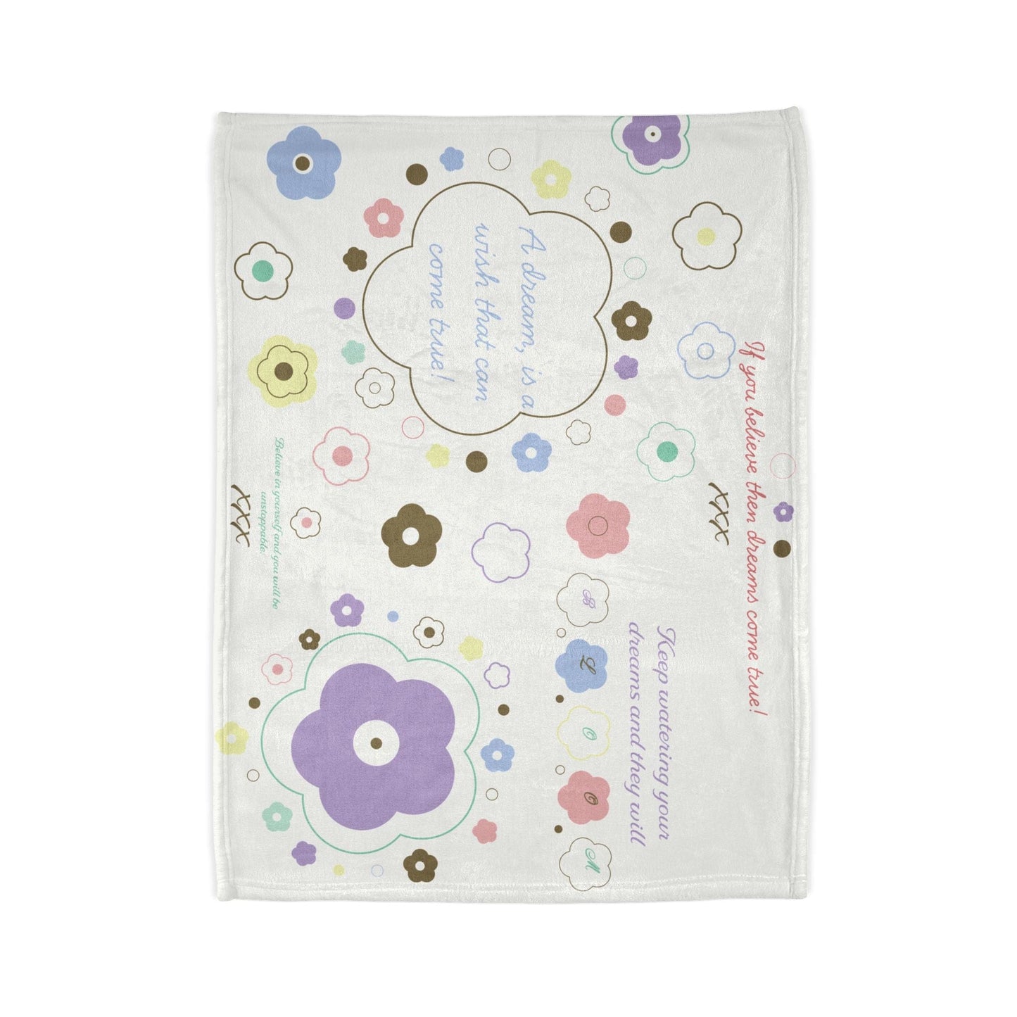 Printify Home Decor Blooming Dreams Blanket