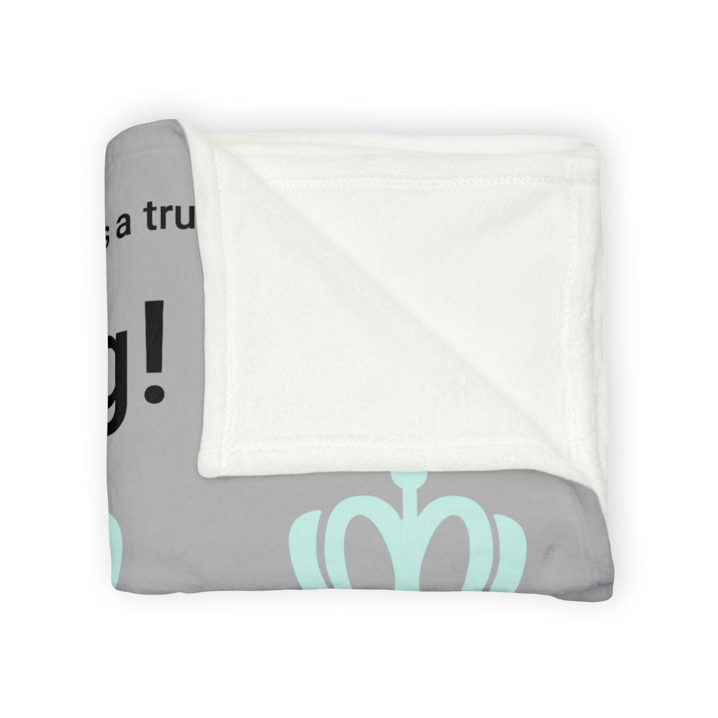Printify Home Decor Courage King Soft Polyester Blanket