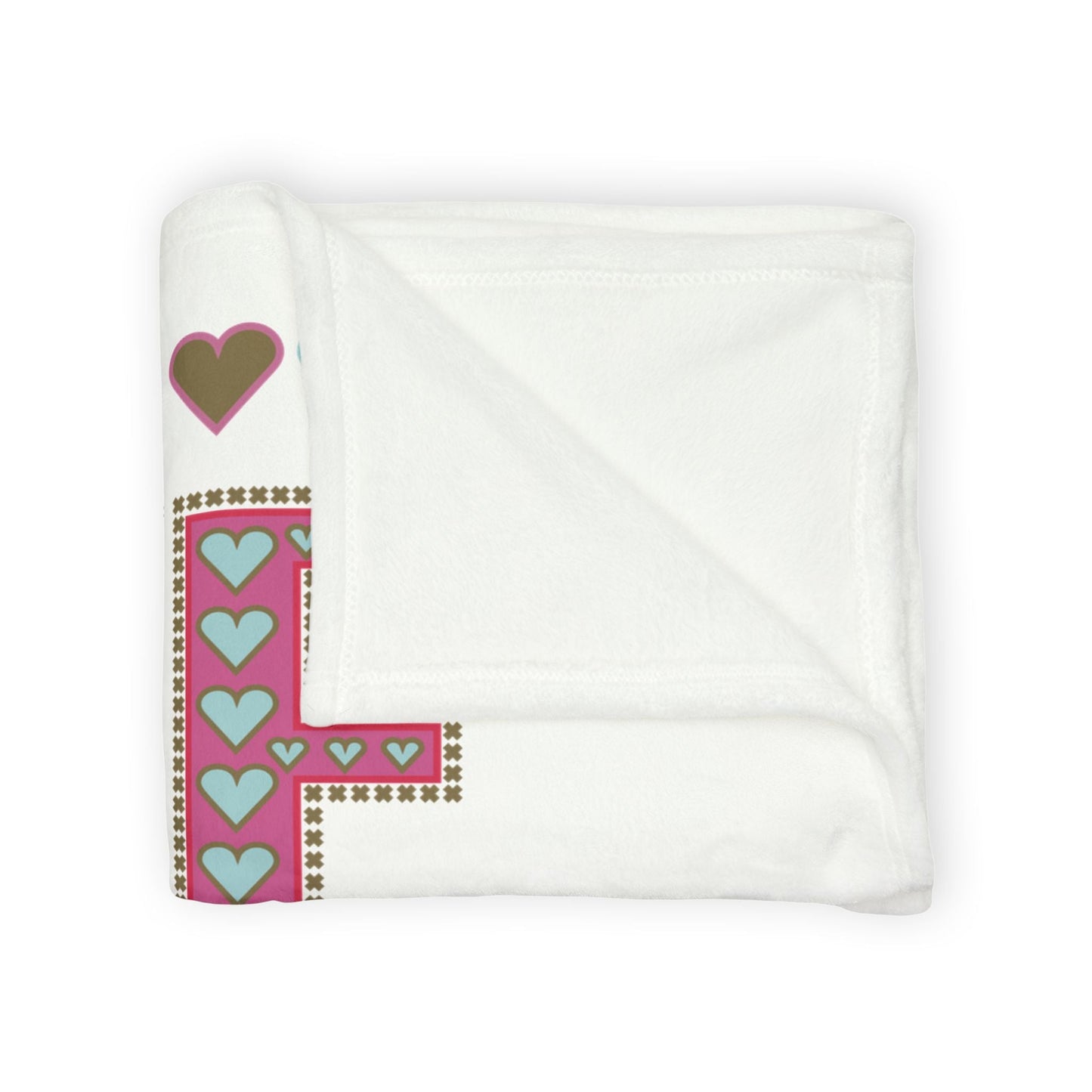 Printify Home Decor Love With Heart Blanket