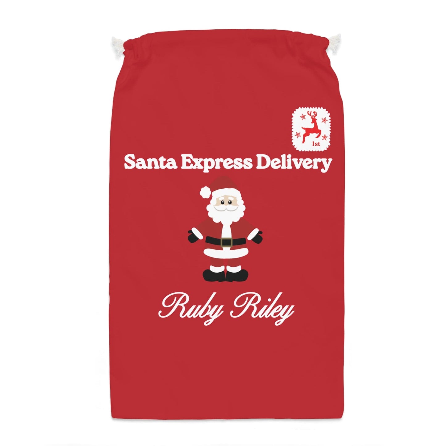 Printify Home Decor One size Personalised Christmas Santa Sack - Express Delivery
