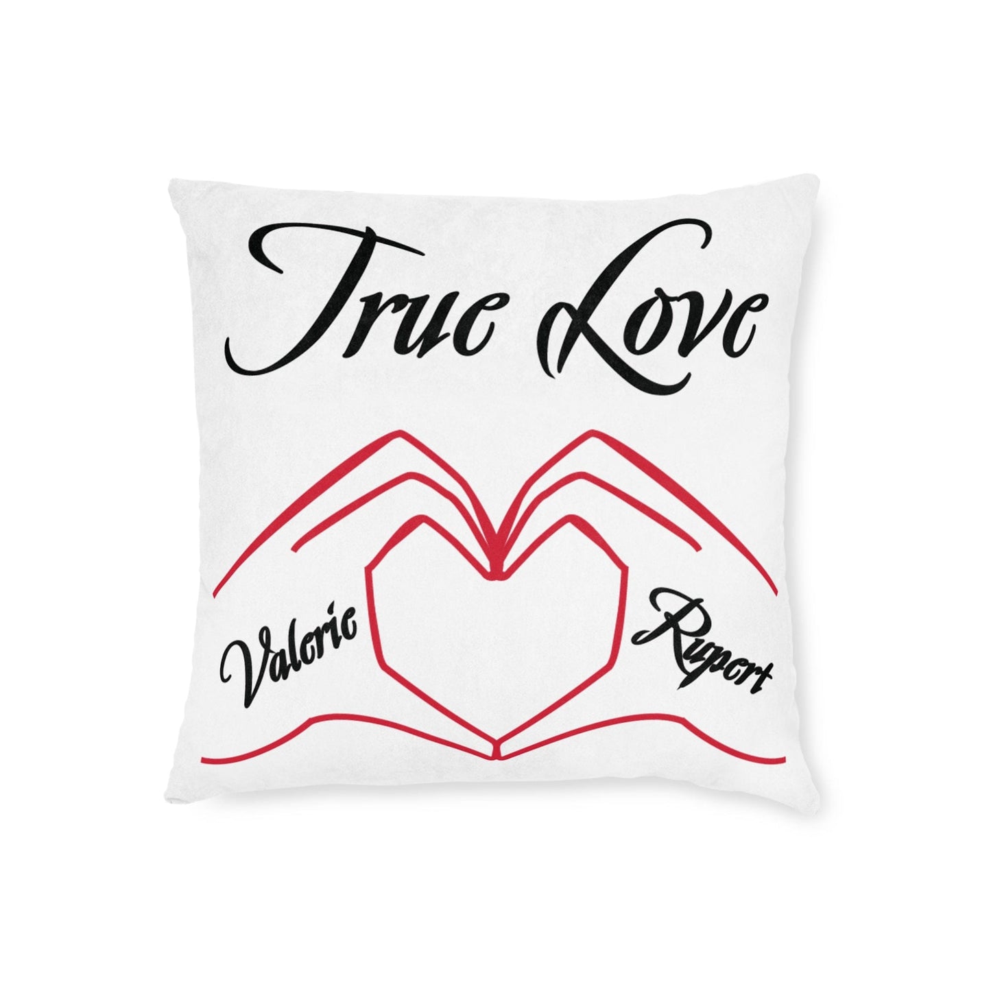 Printify Home Decor Personalised Cushion - True Love Heart Hands