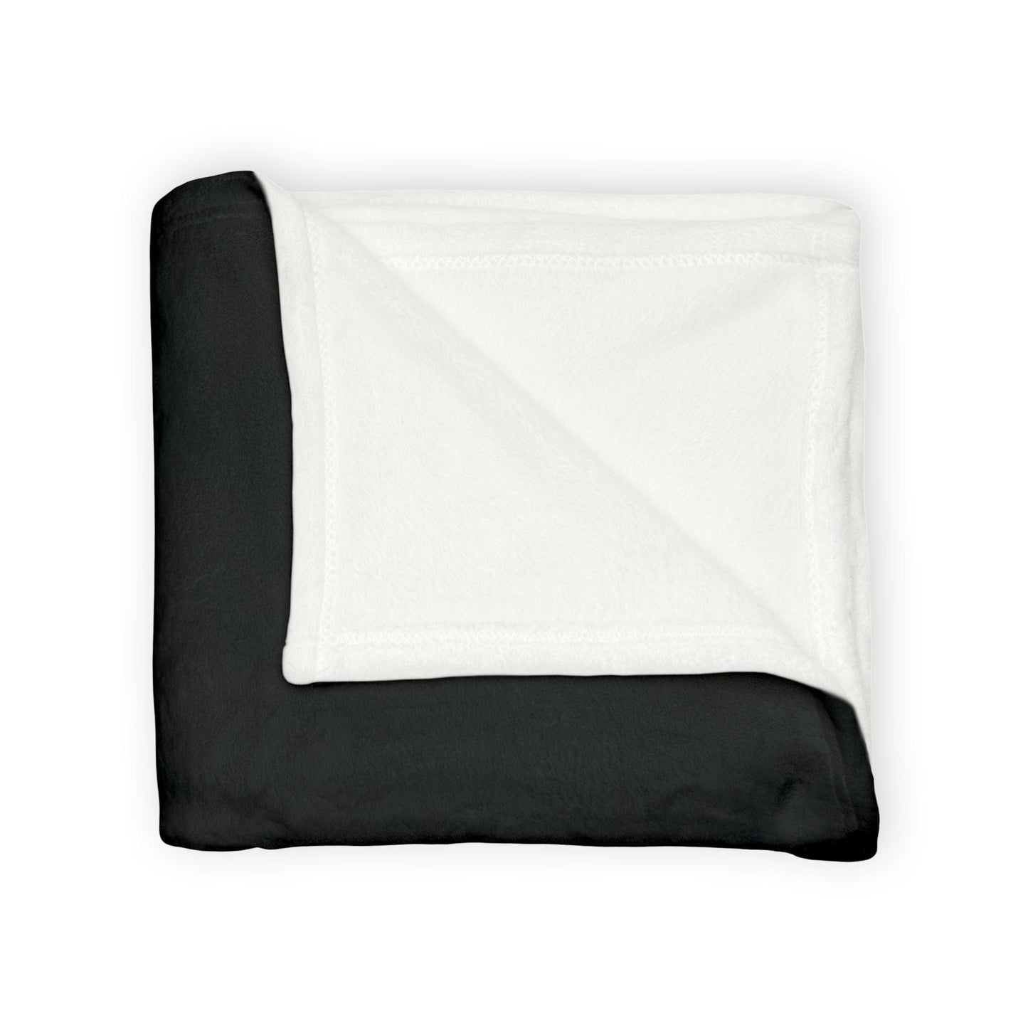 Printify Home Decor Personalised True Love Blanket Black