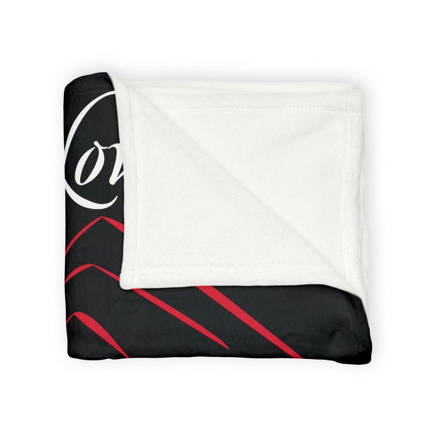 Printify Home Decor Personalised True Love Blanket Black