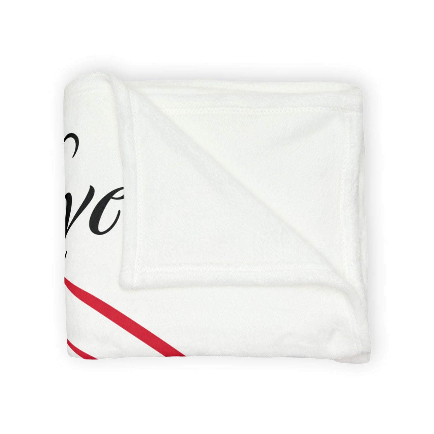 Printify Home Decor Personalised True Love Blanket White