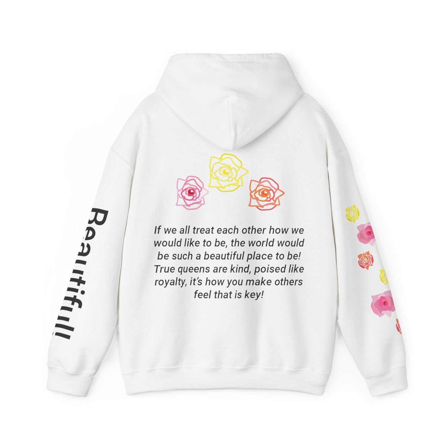 Printify Hoodie Beautiful You Hooded Sweatshirt