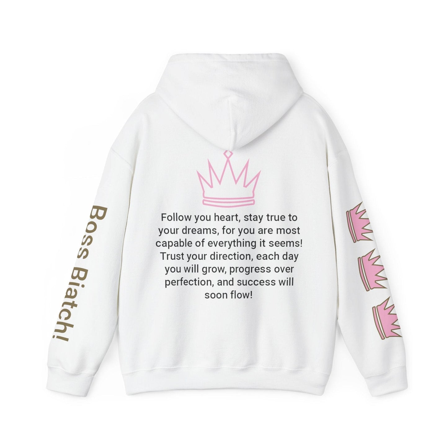 Printify Hoodie Boss Biatch Hooded Sweatshirt