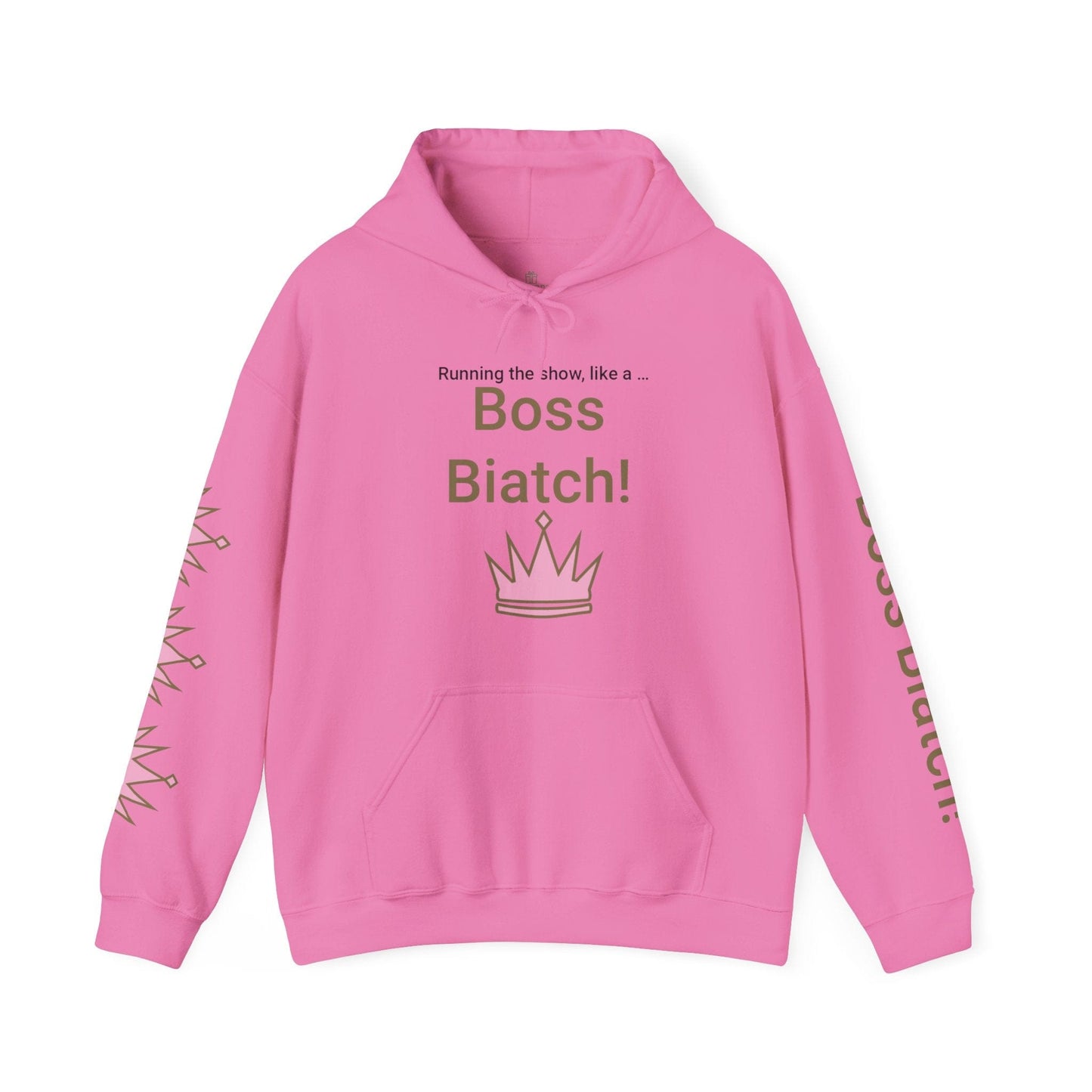 Printify Hoodie Boss Biatch Hooded Sweatshirt