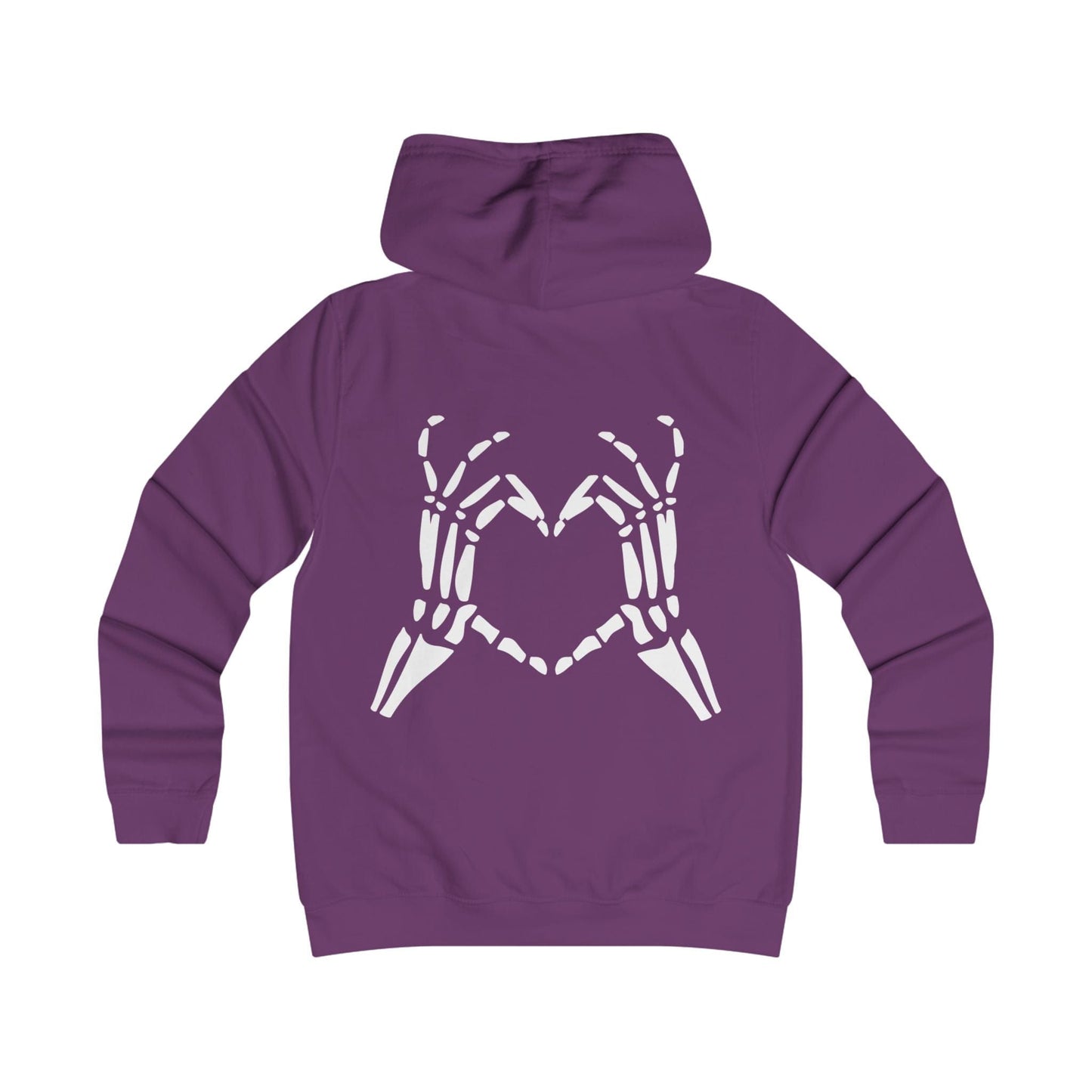 Printify Hoodie Halloween Heart Hands Hoodie
