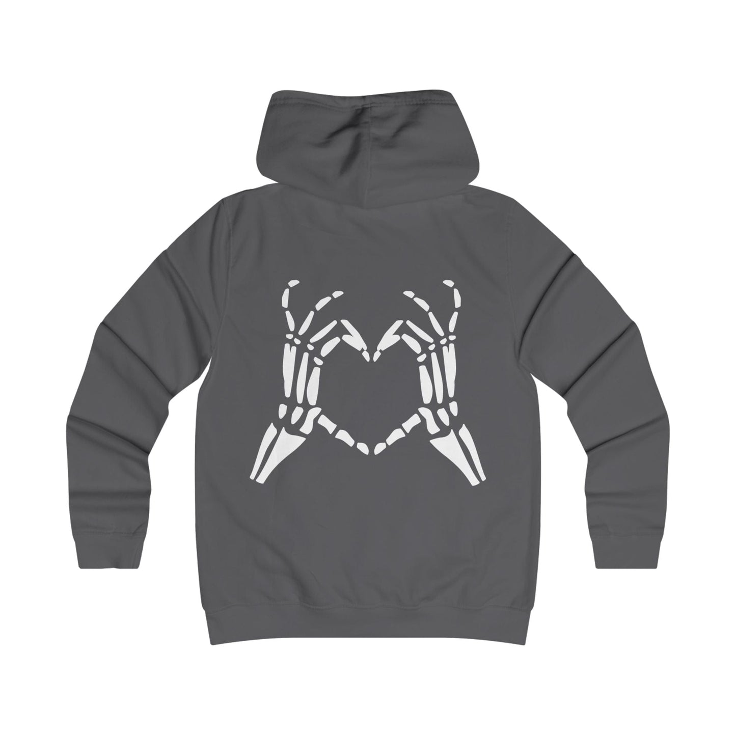 Printify Hoodie Halloween Heart Hands Hoodie