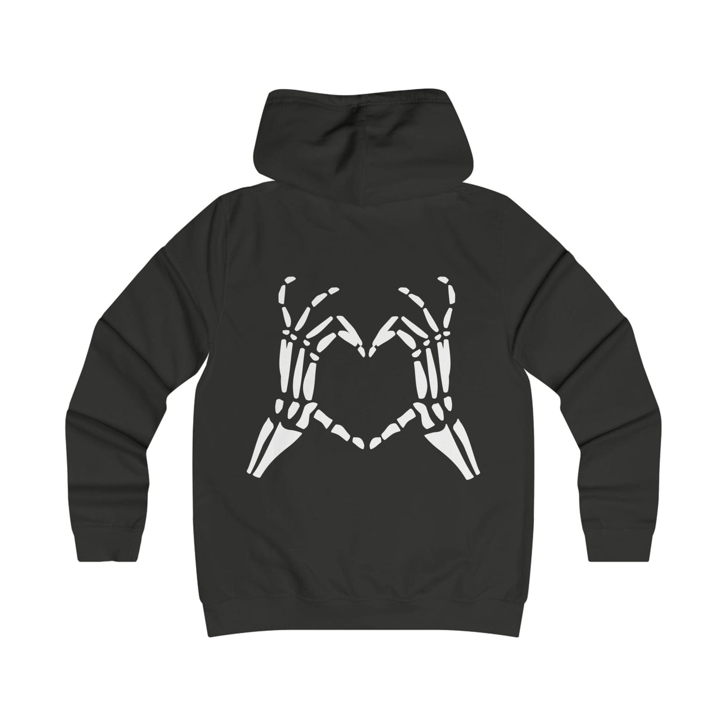 Printify Hoodie Halloween Heart Hands Hoodie