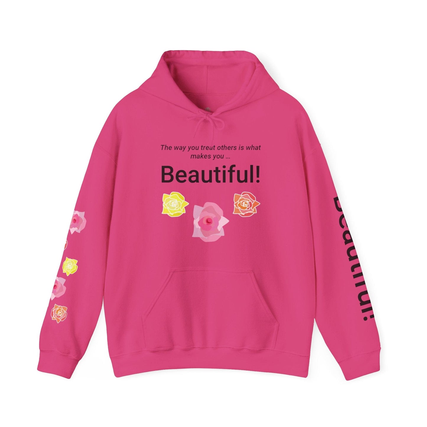 Printify Hoodie Heliconia / S Beautiful You Hooded Sweatshirt