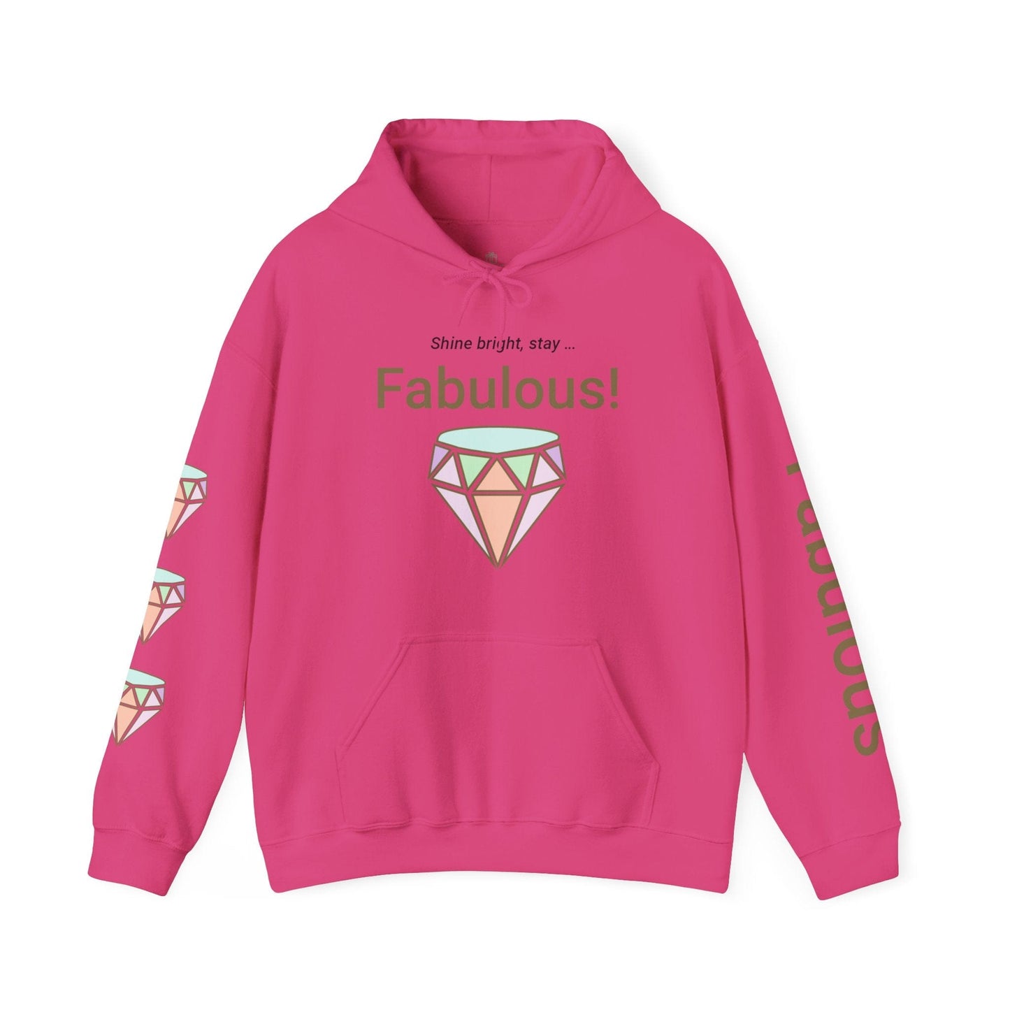 Printify Hoodie Heliconia / S Fabulous Hooded Sweatshirt