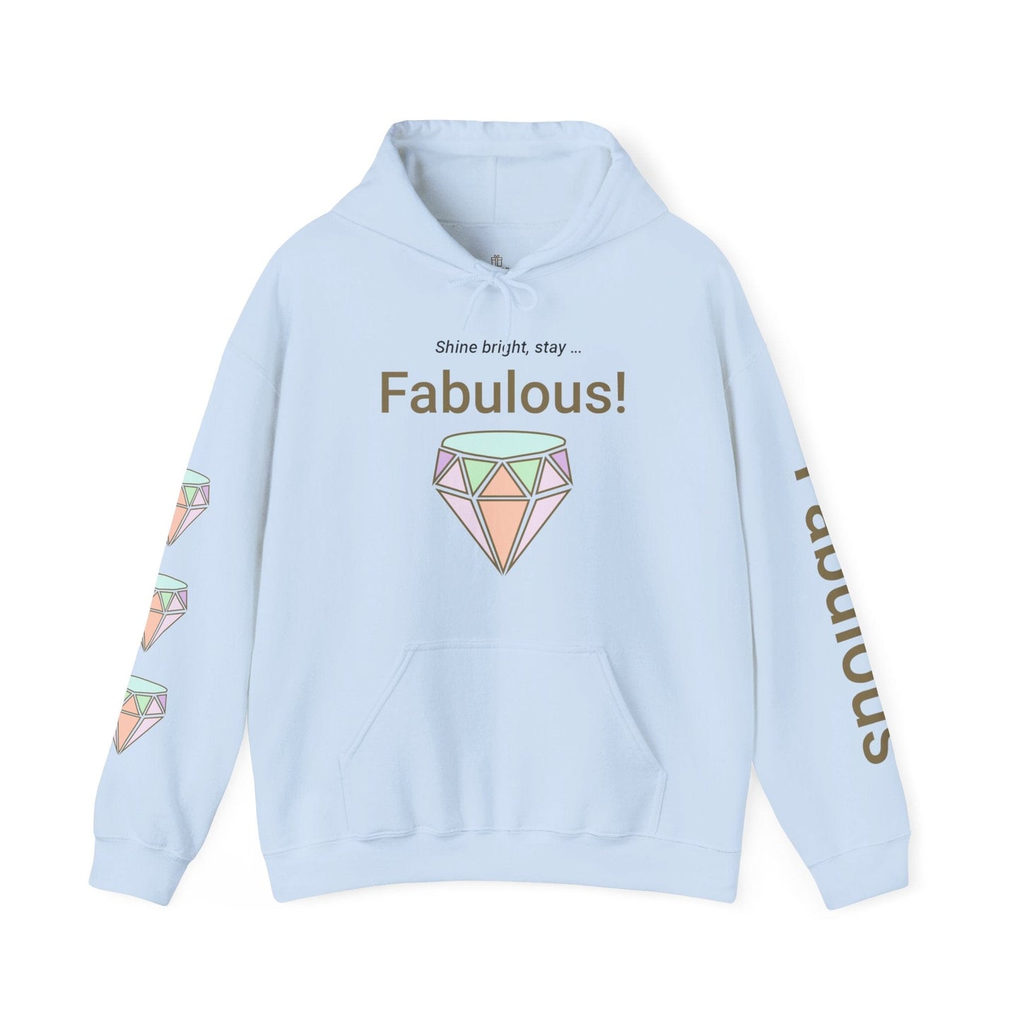 Printify Hoodie Light Blue / S Fabulous Hooded Sweatshirt