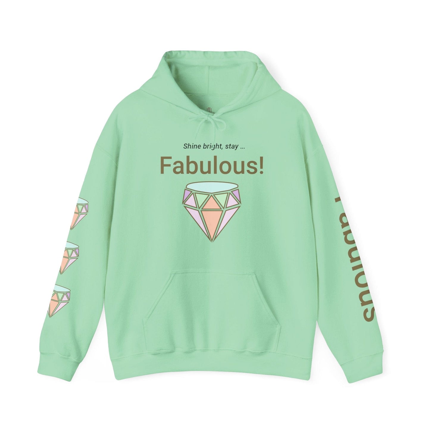 Printify Hoodie Mint Green / S Fabulous Hooded Sweatshirt