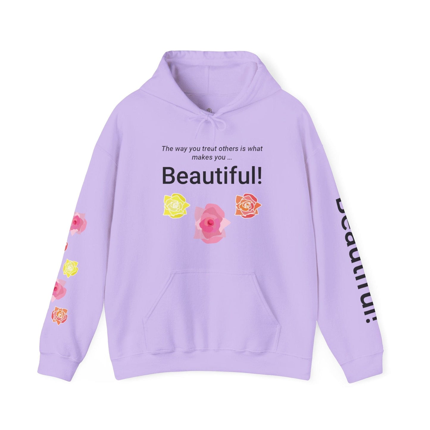 Printify Hoodie Orchid / S Beautiful You Hooded Sweatshirt