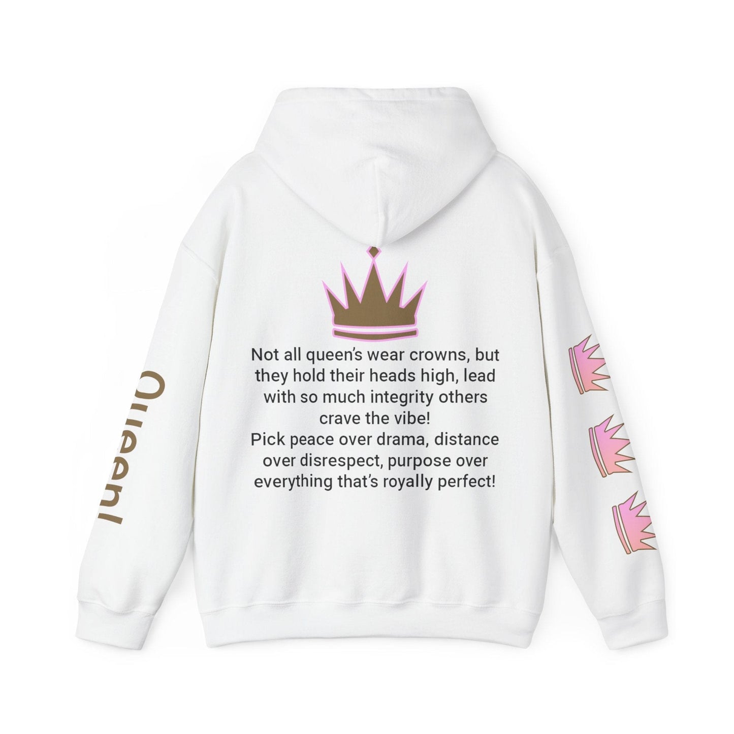 Printify Hoodie Real Queen Hooded Sweatshirt