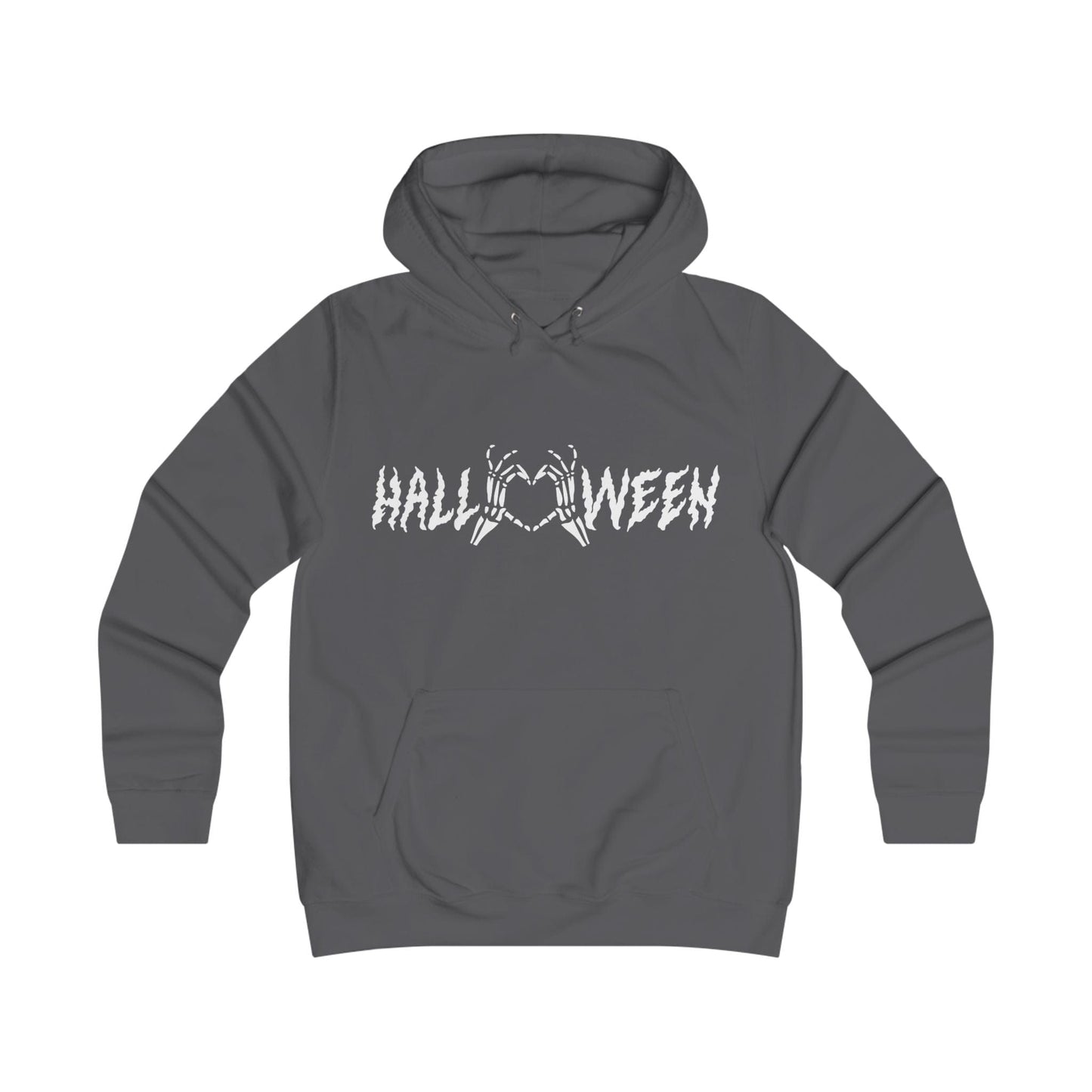 Printify Hoodie XS / Charcoal Halloween Heart Hands Hoodie