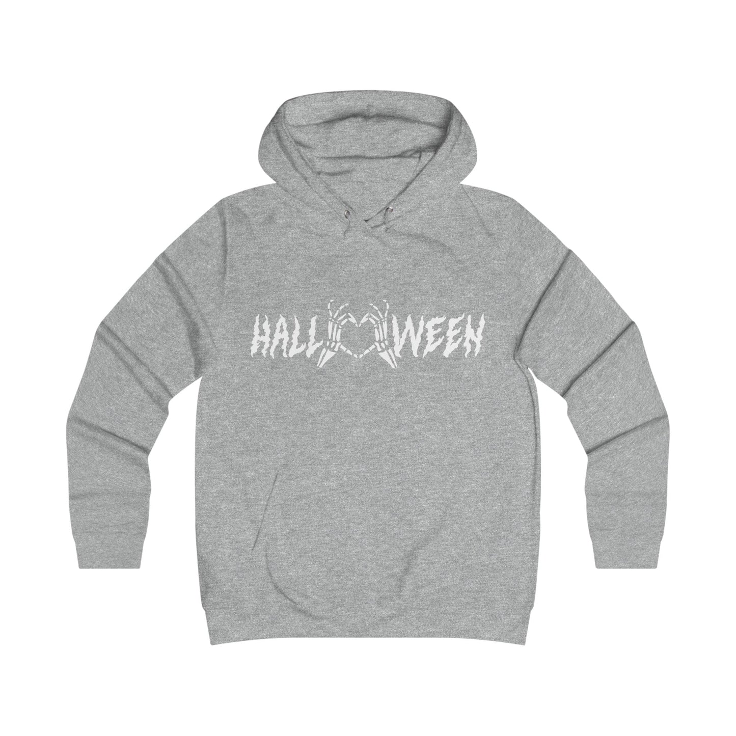 Printify Hoodie XS / Heather Grey Halloween Heart Hands Hoodie