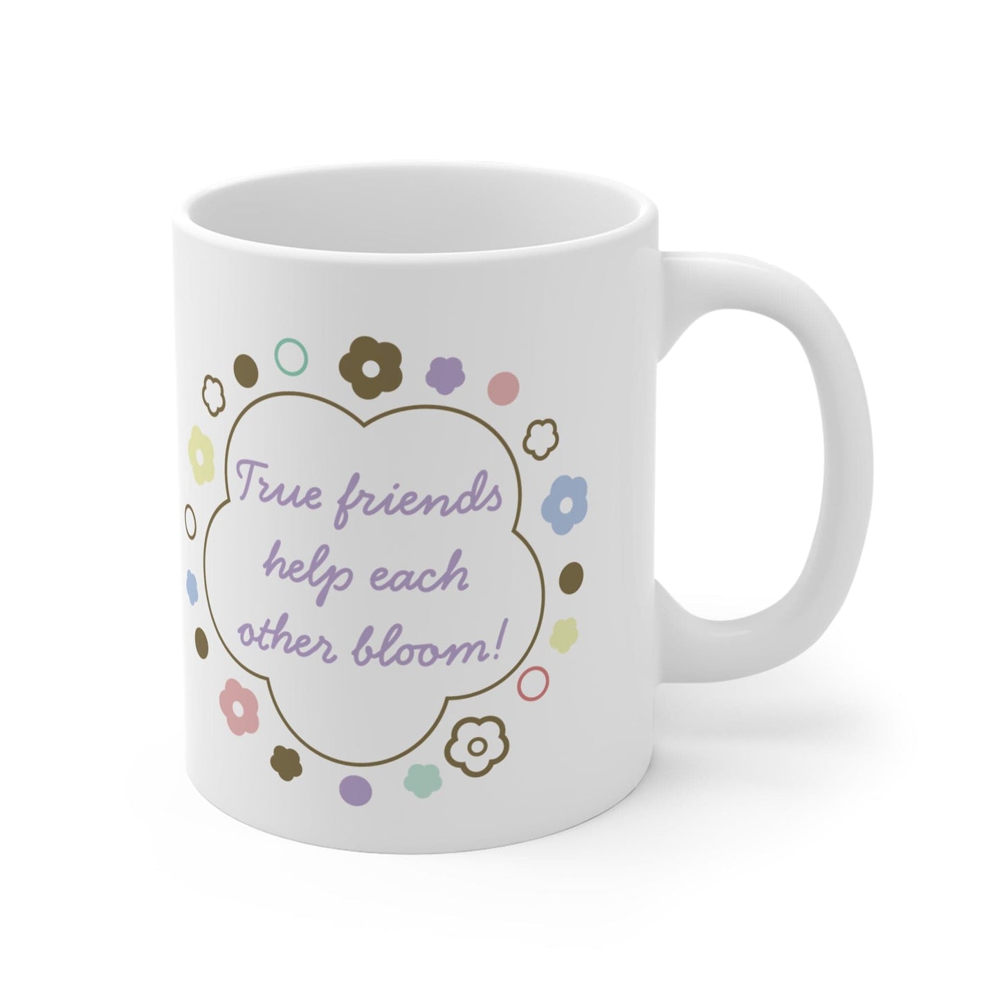 Printify Mug 11oz Friends Daisy Charm 11oz Mug