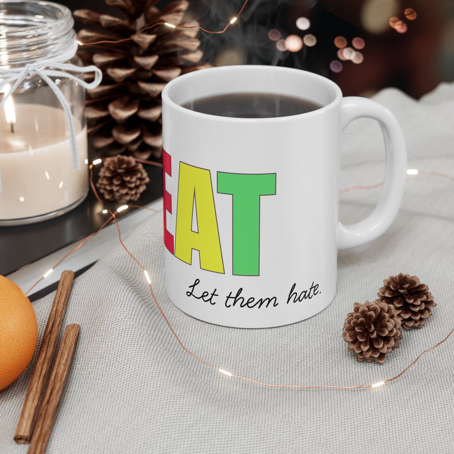 Printify Mug 11oz Just be Great 11oz Mug