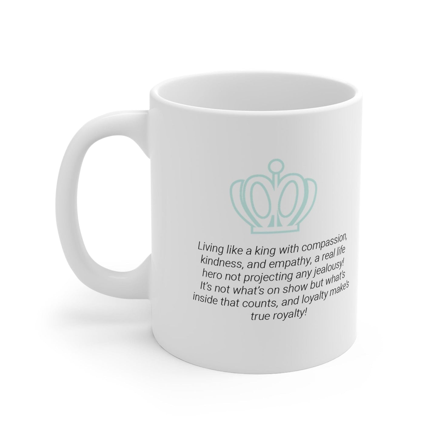Printify Mug 11oz King Icon Mug White 11oz