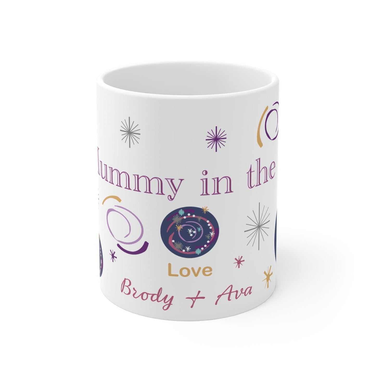 Printify Mug 11oz Personalised Best Mum in the galaxy 11oz Mug