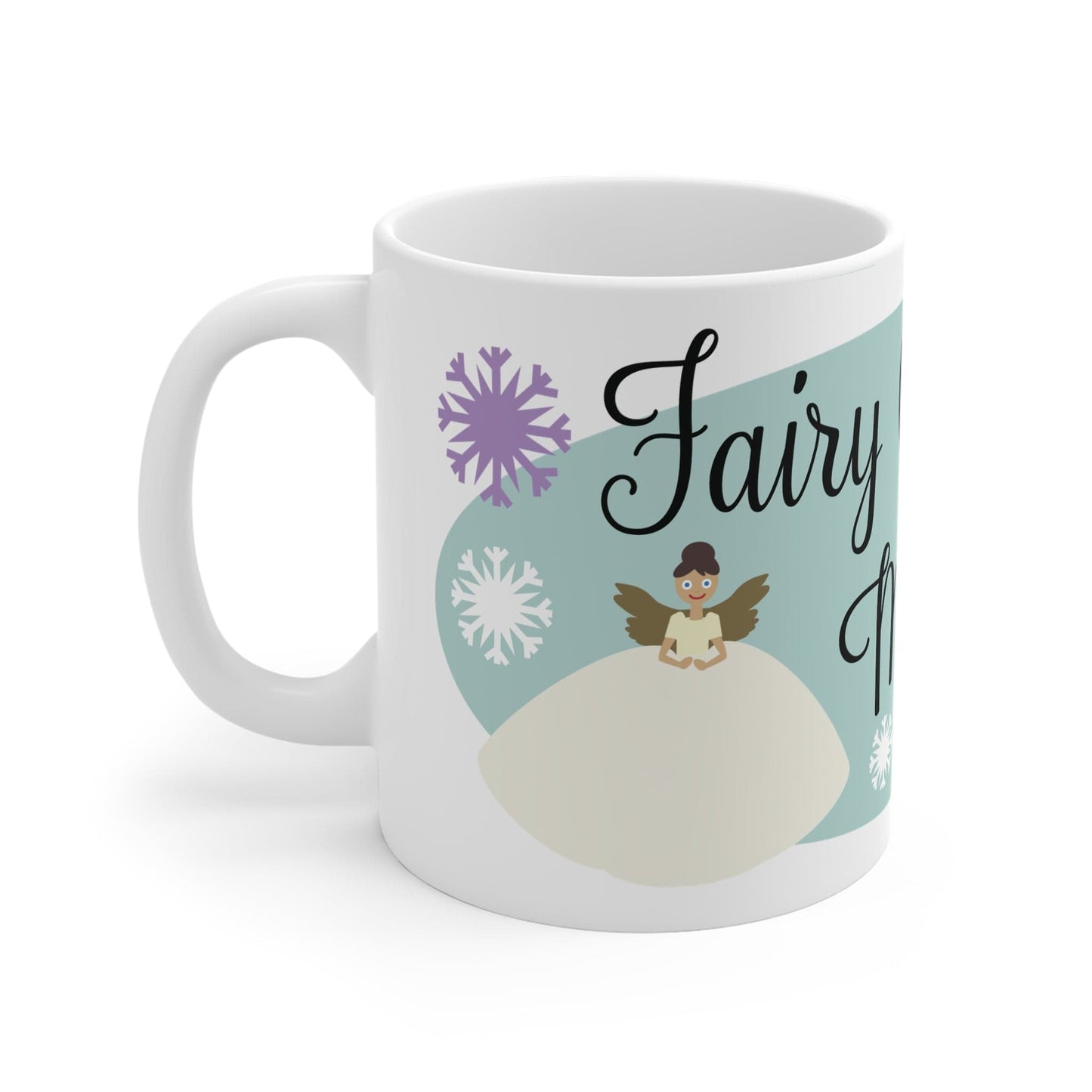 Printify Mug 11oz Personalised Cute Fairy Christmas Mug