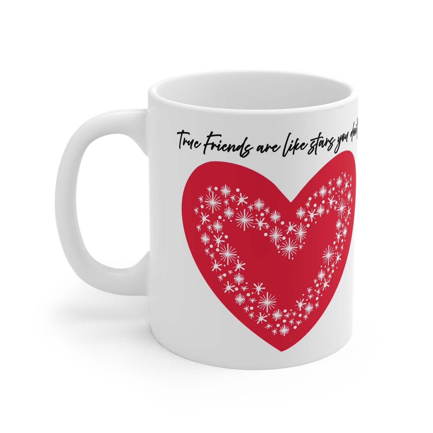 Printify Mug 11oz Personalised True Friends Bestie Mug
