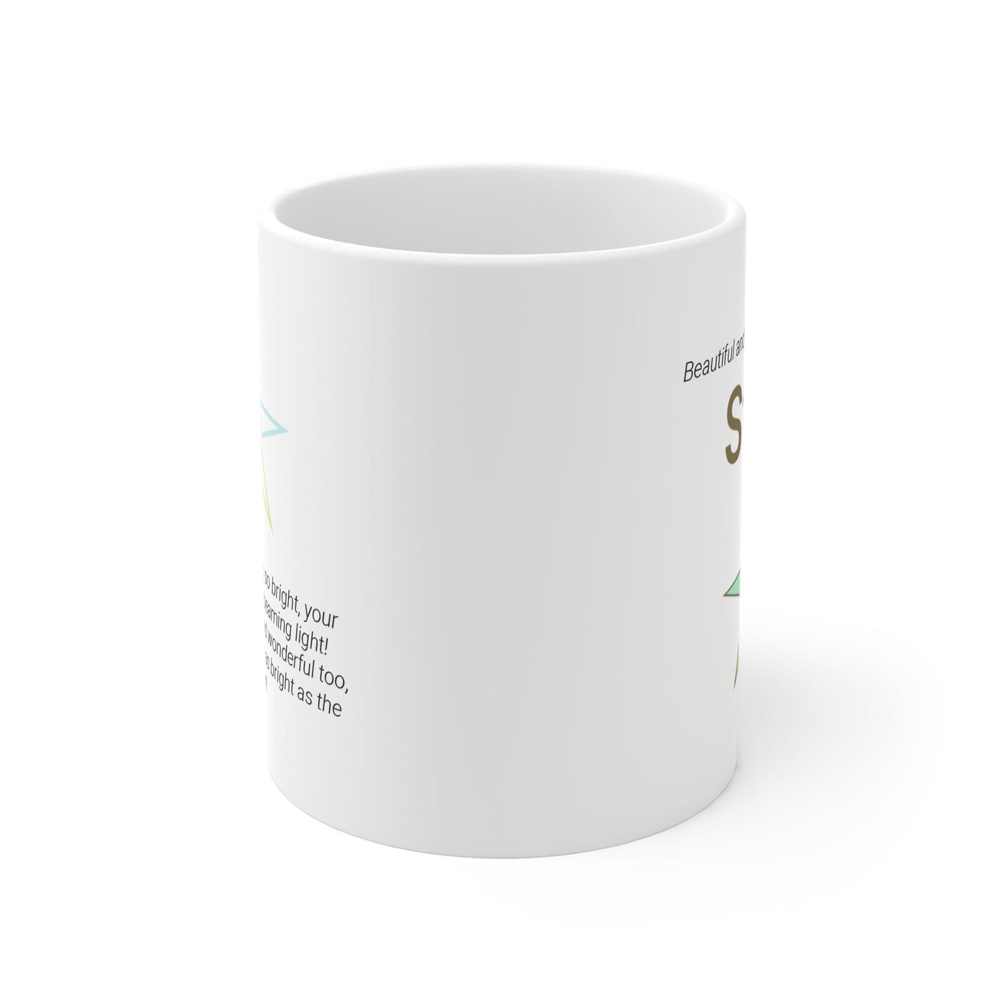 Printify Mug 11oz Shining Star Icon Mug White 11oz