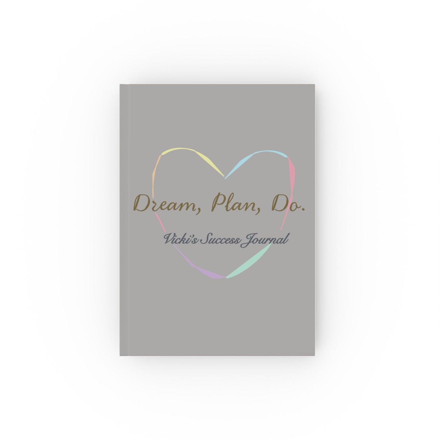 Printify Paper products Blank / 5.2" x 7.4" Personalised Dream Plan Do Hard Backed Journal