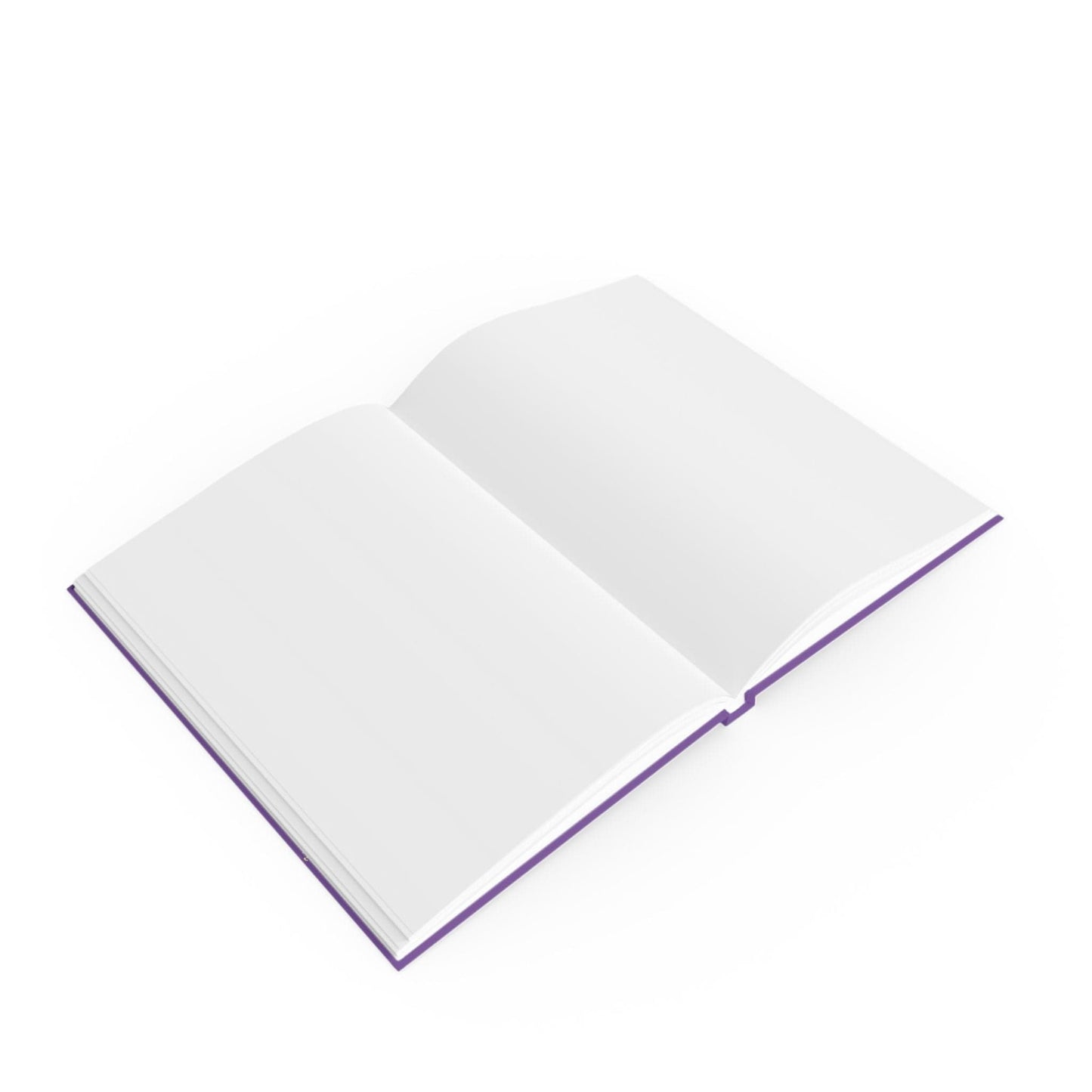 Printify Paper products Love Love Slogan Notebook Purple
