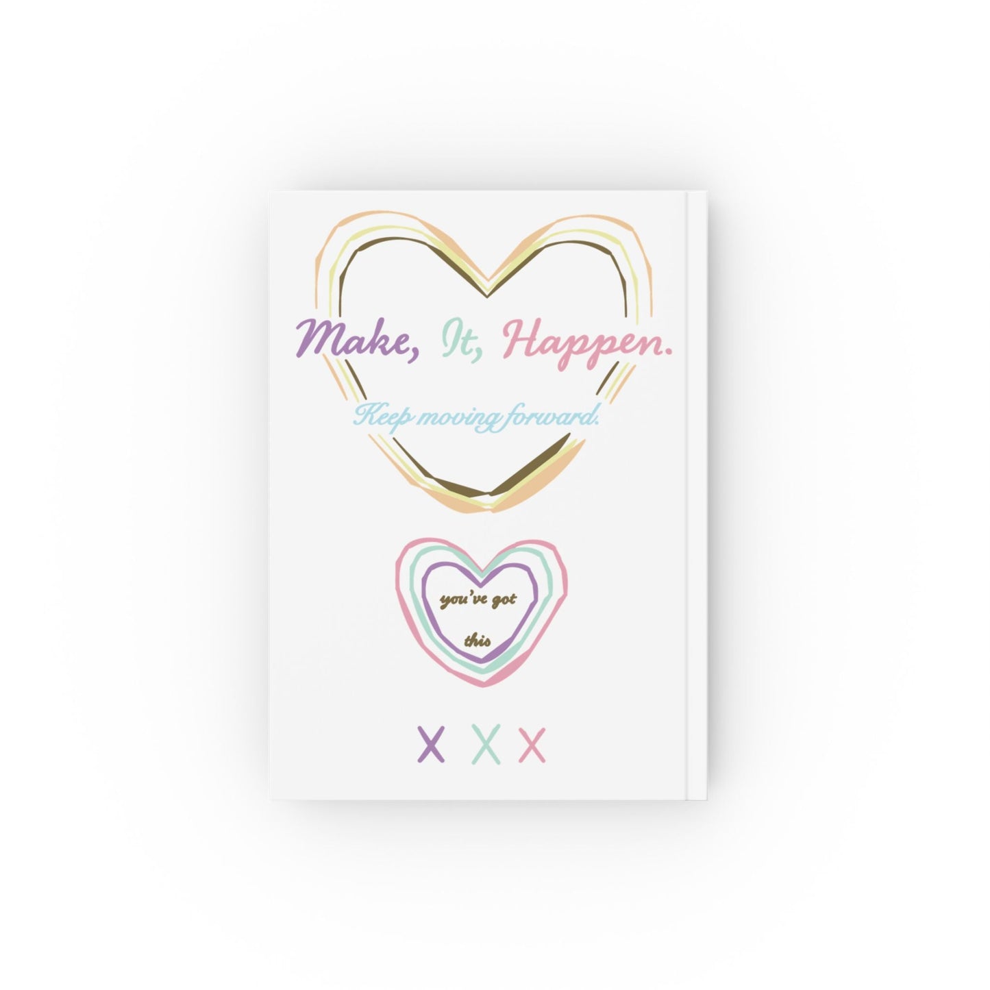 Printify Paper products Personalised Focus Hard Backed Journal