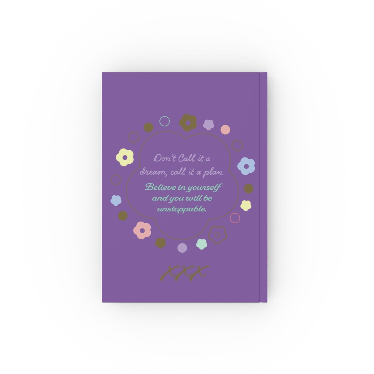 Printify Paper products Personalised Make Dreams Bloom Journal