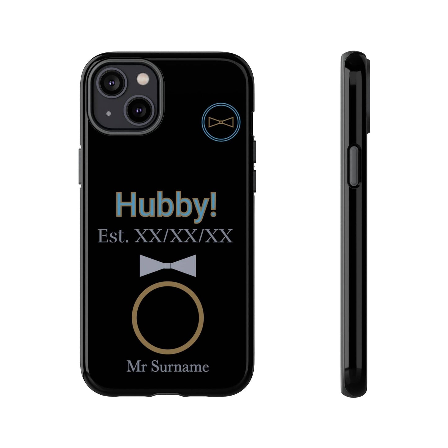 Printify Phone Case iPhone 14 Plus / Glossy Personalised Hubby iPhone Case