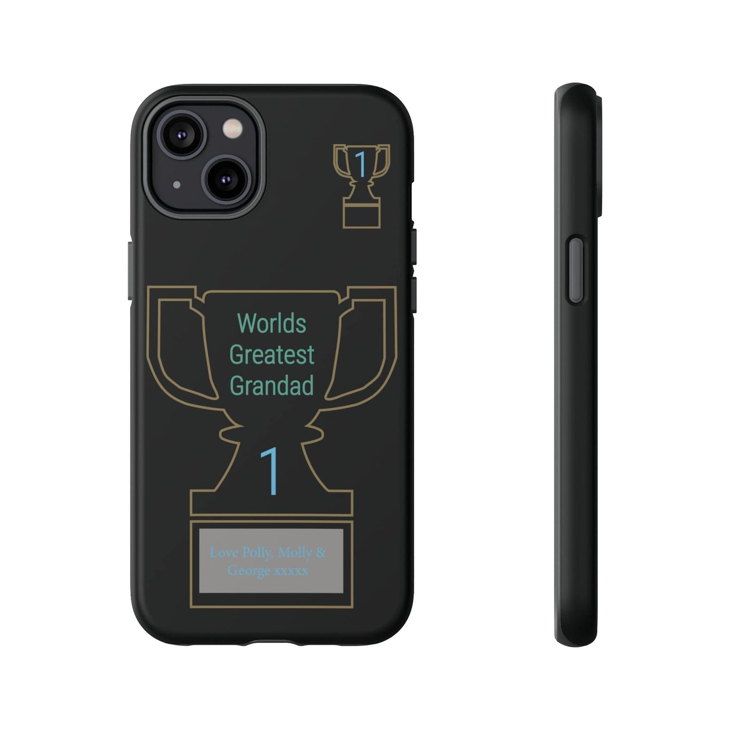 Printify Phone Case iPhone 14 Plus / Matte Personalised Worlds Greatest Grandad iPhone Case
