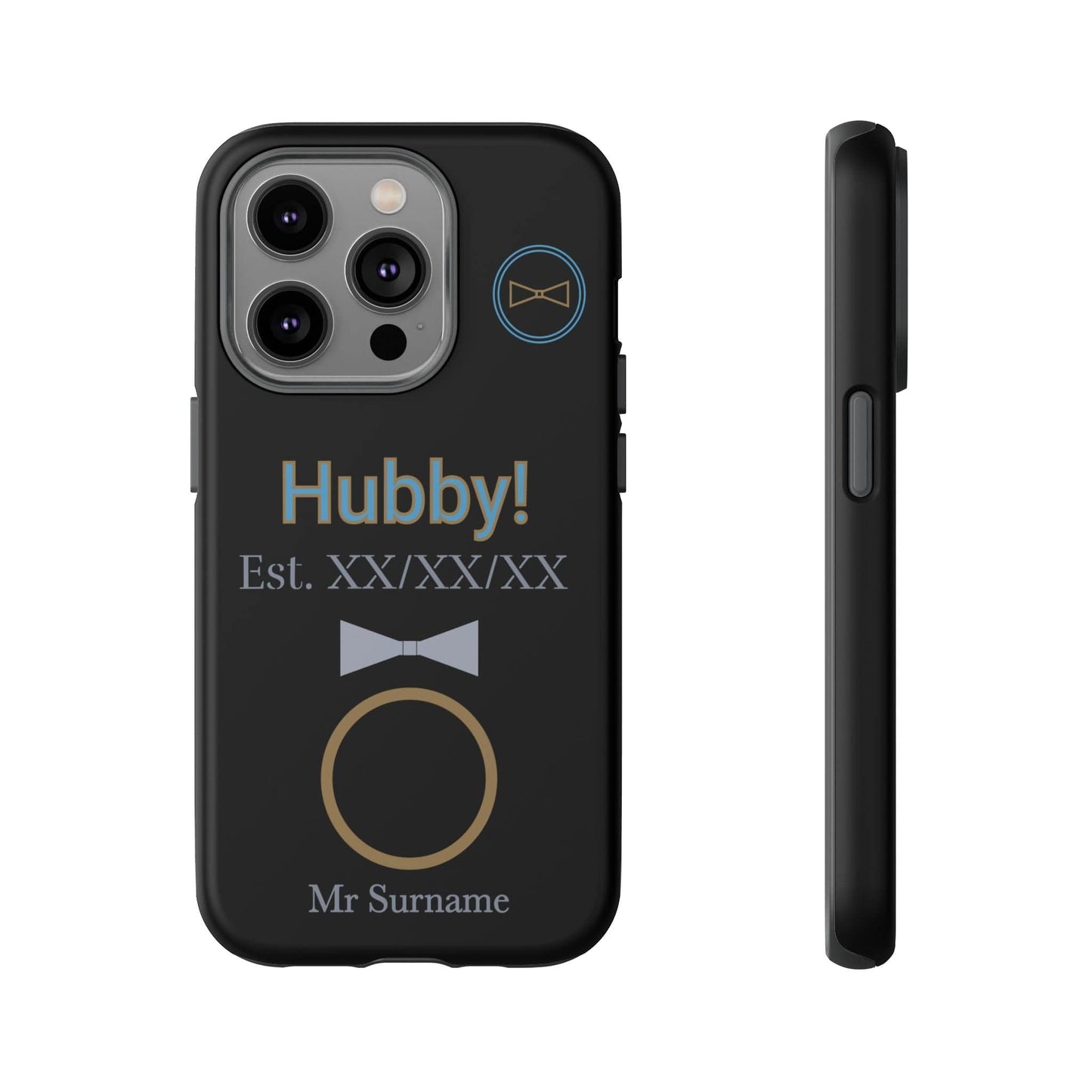 Printify Phone Case iPhone 14 Pro / Matte Personalised Hubby iPhone Case