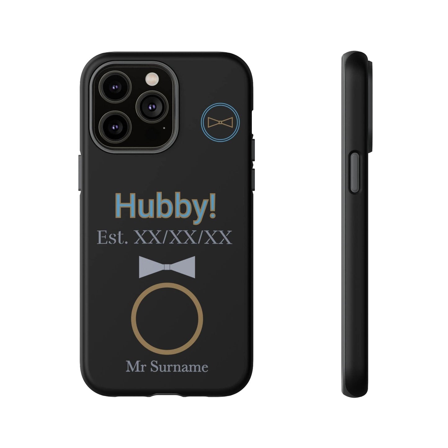 Printify Phone Case iPhone 14 Pro Max / Matte Personalised Hubby iPhone Case