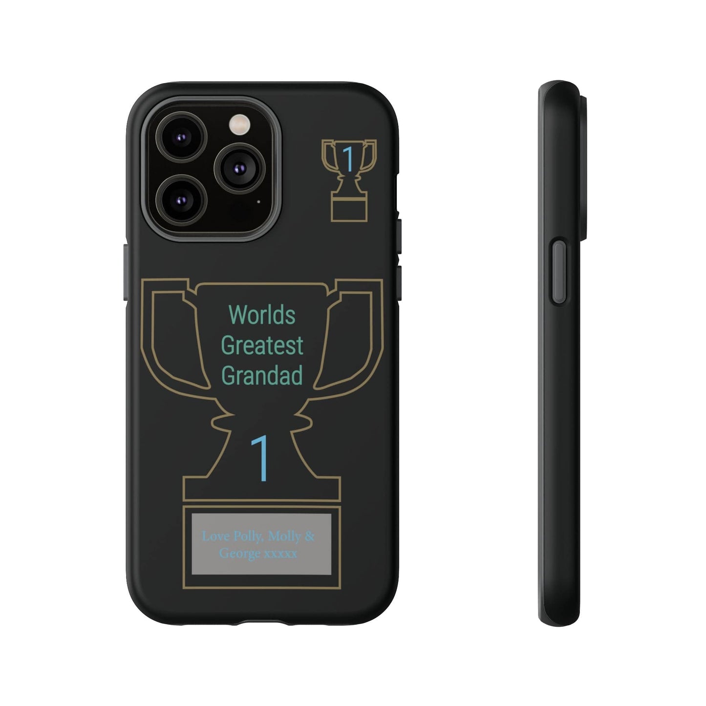 Printify Phone Case iPhone 14 Pro Max / Matte Personalised Worlds Greatest Grandad iPhone Case
