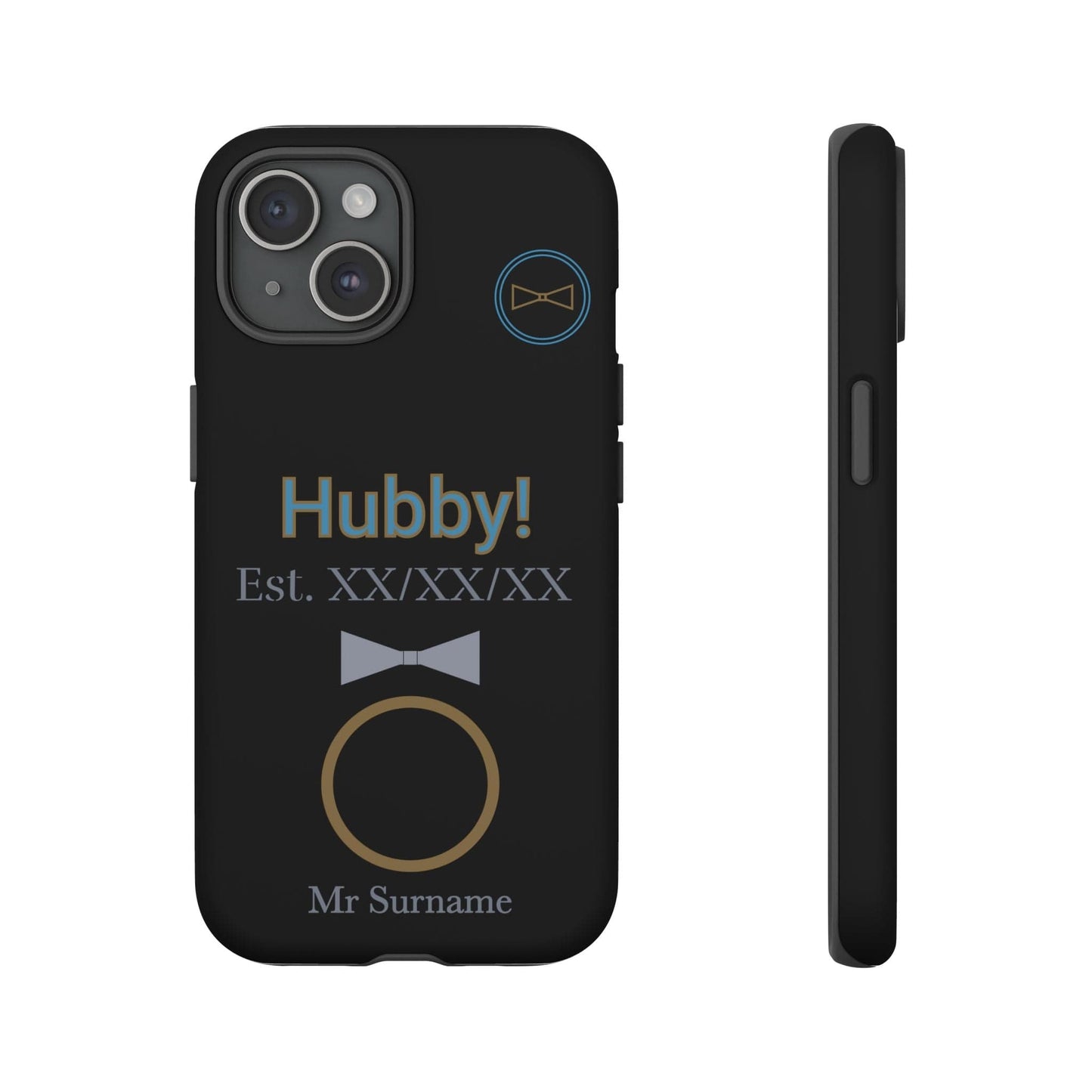 Printify Phone Case iPhone 15 / Matte Personalised Hubby iPhone Case